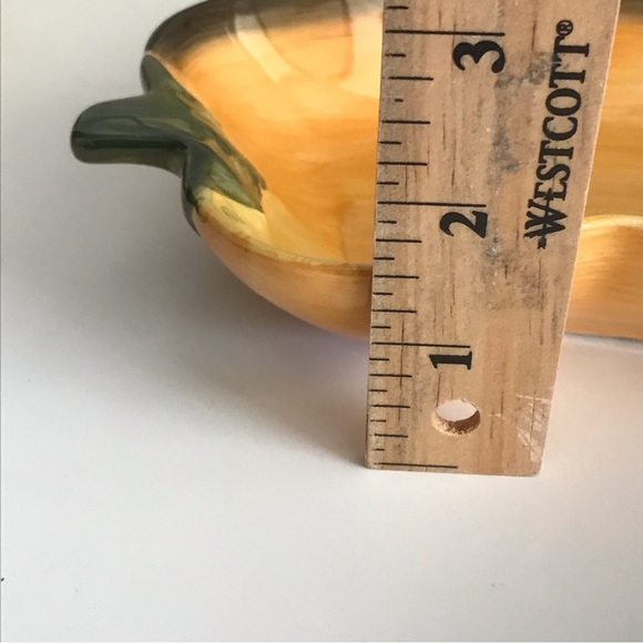 Clay Art of South San Francisco Hand-Painted Ceramic "Chili Pepper" Salsa Bowl - Picture 9 of 11